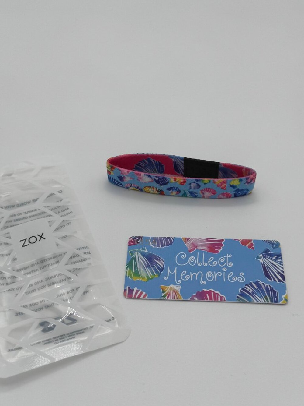 ZOX Collect Memories Bracelet Single Strap Shells Beach Size M #1354 NEW